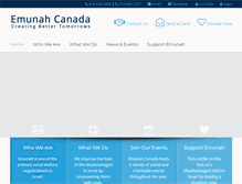 Tablet Screenshot of emunahcanada.org